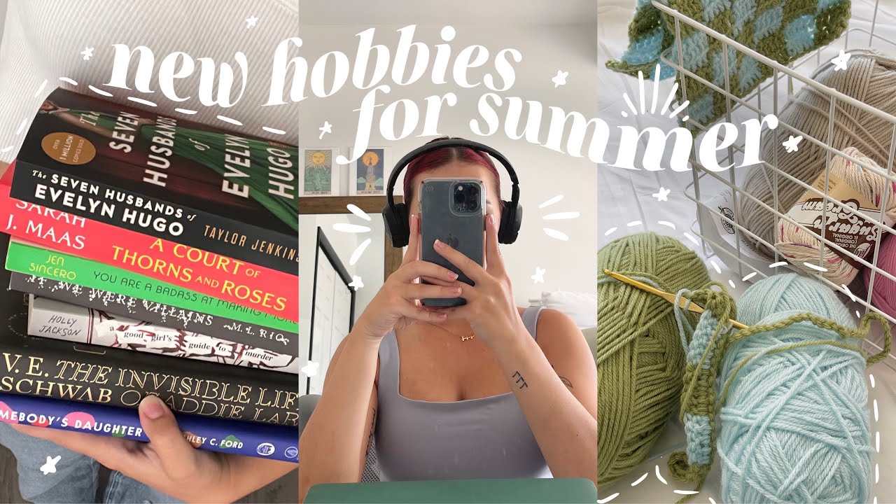 trying new hobbies to get through the summer (i learn to crochet!)