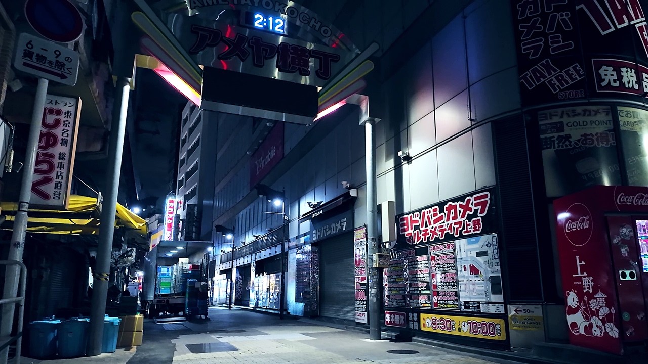 Late Night Walk in Ameya-Yokocho Market Uen / Tokyo Night Walk | 上野 アメ横 深夜散歩