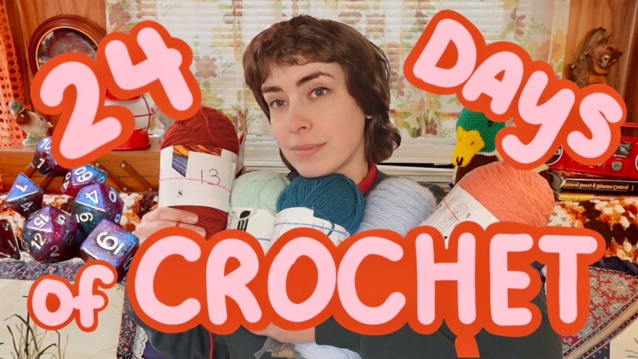 CROCHETING Granny Squares for 24 DAYS!