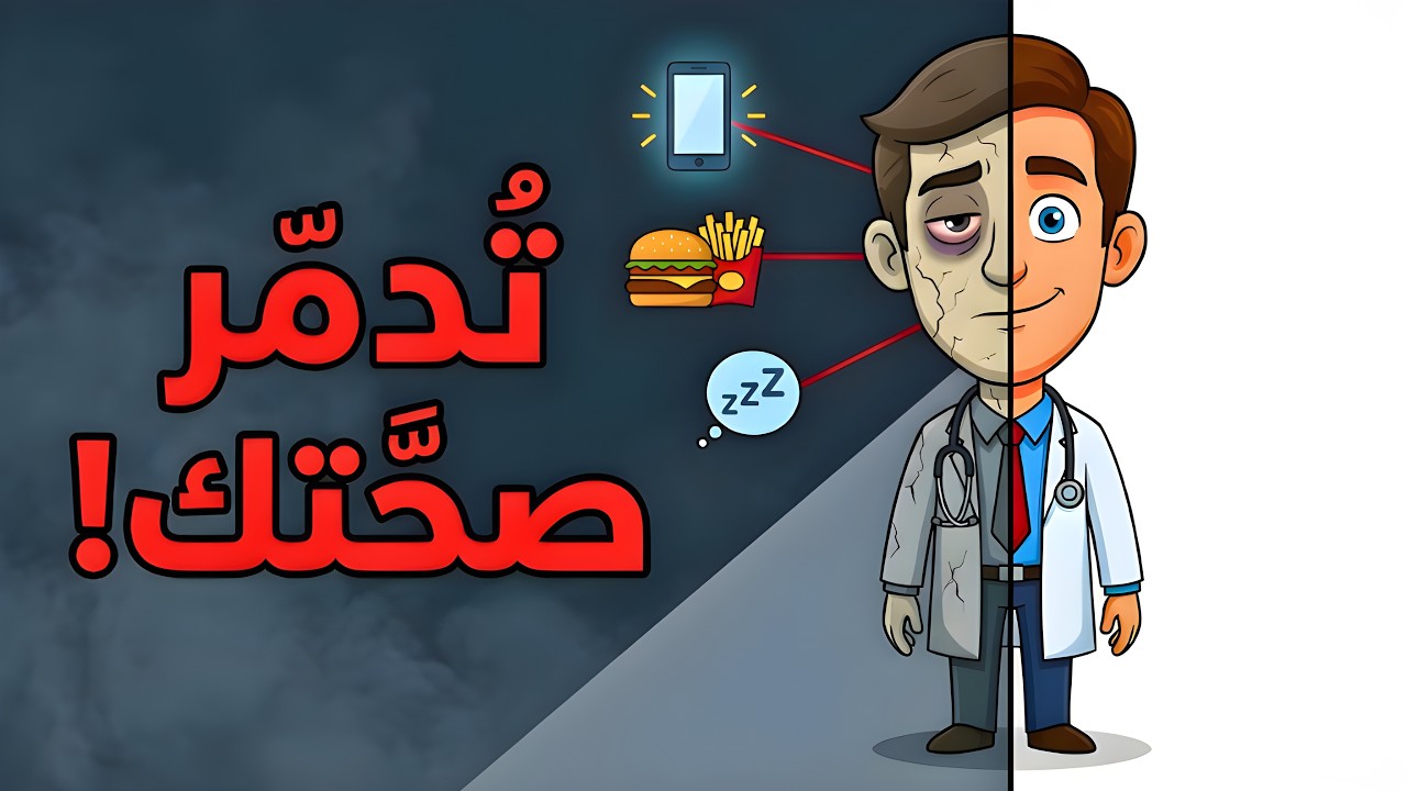 10 عادات يومية تدمّر صحتك دون أن تشعر ⚠️