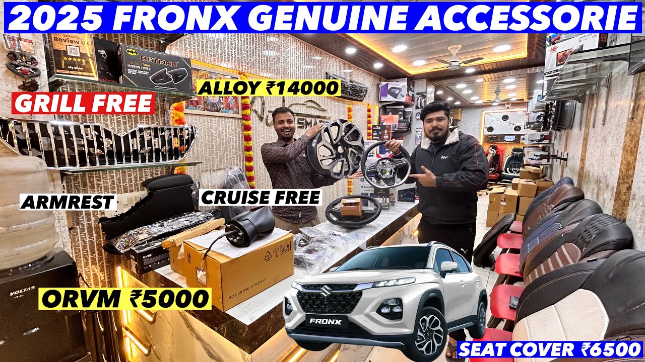 2025 FRONX BASE TO TOP MODIFICATION WITH PRICE✅FRONX GENUINE ACCESSORIE✅CRUISE GRILL FREE😍FRONX 2025