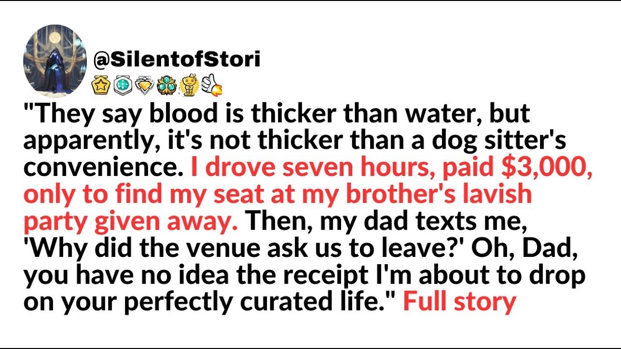 They say blood is thicker than water, but apparently, it's not thicker than a dog