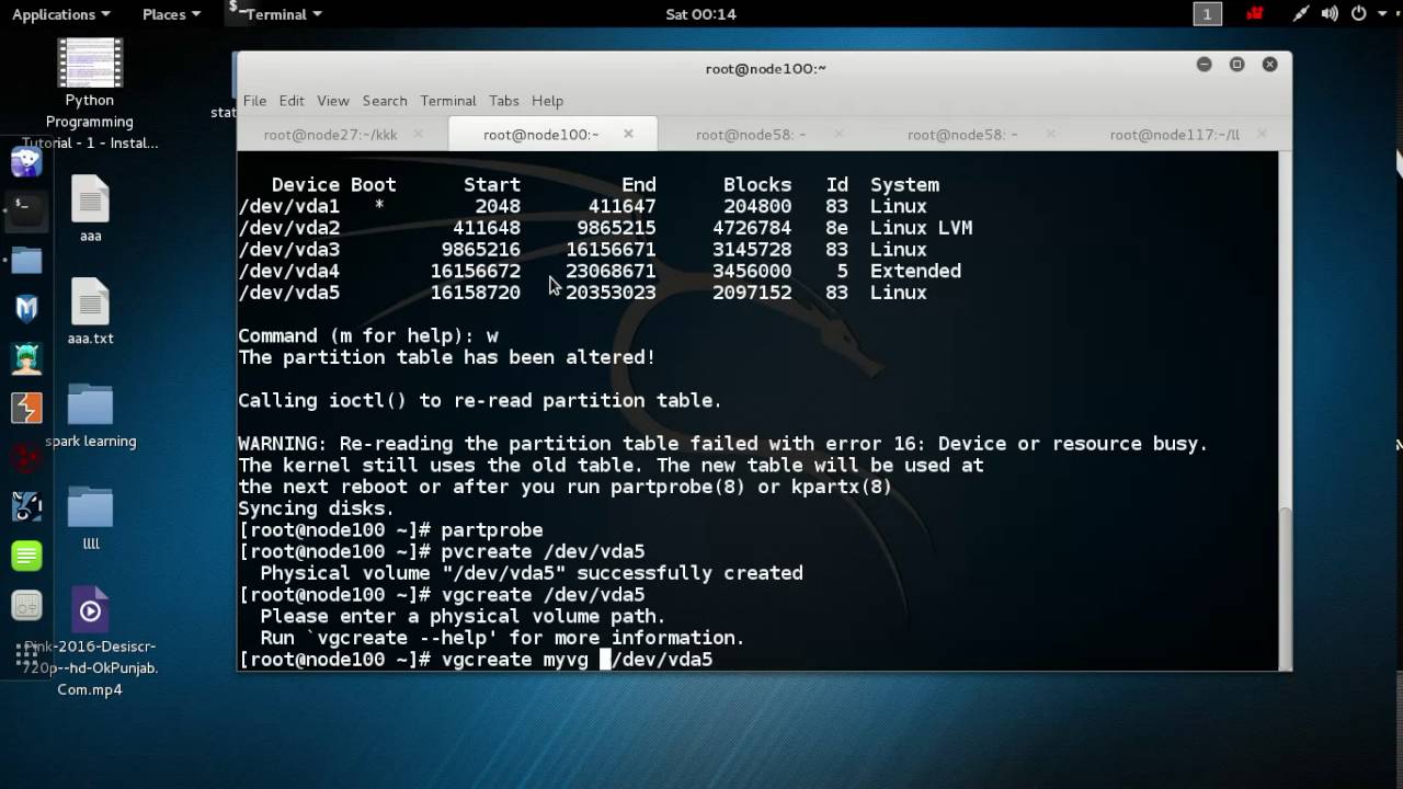GlusterFS / Linux/RHEL7 Tutorial -6 - how to configure Thin-Provisioned Logical Volumes LVM