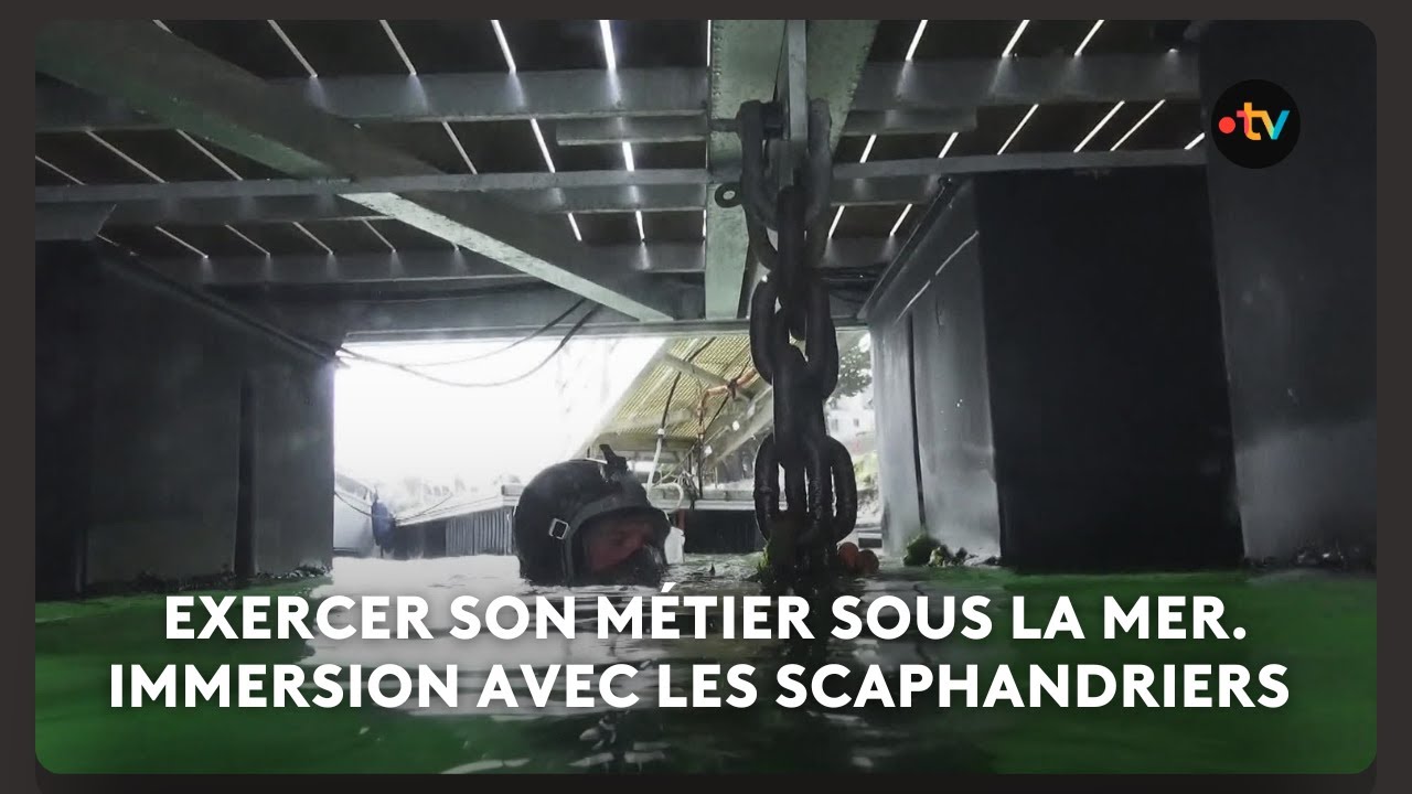 Exercer son métier sous la mer : immersion avec les Scaphandriers