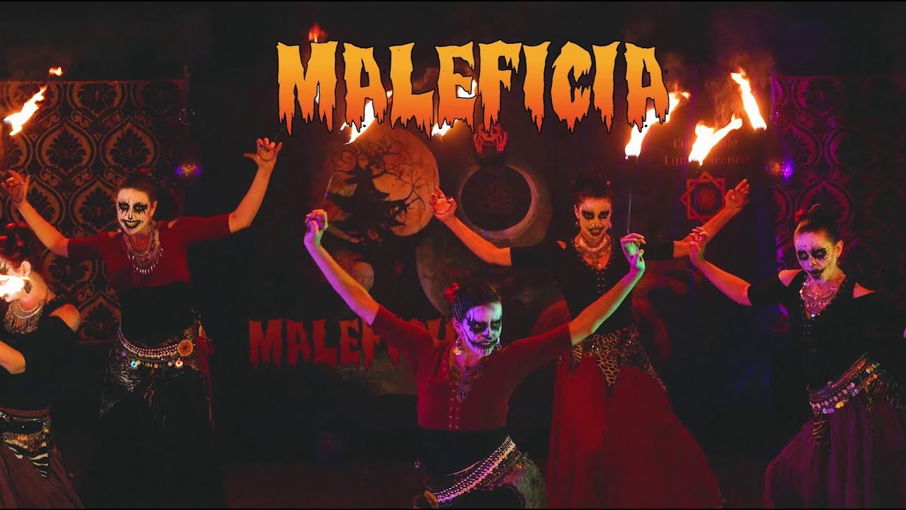 Maleficia - spectacle de feu et lumière LED