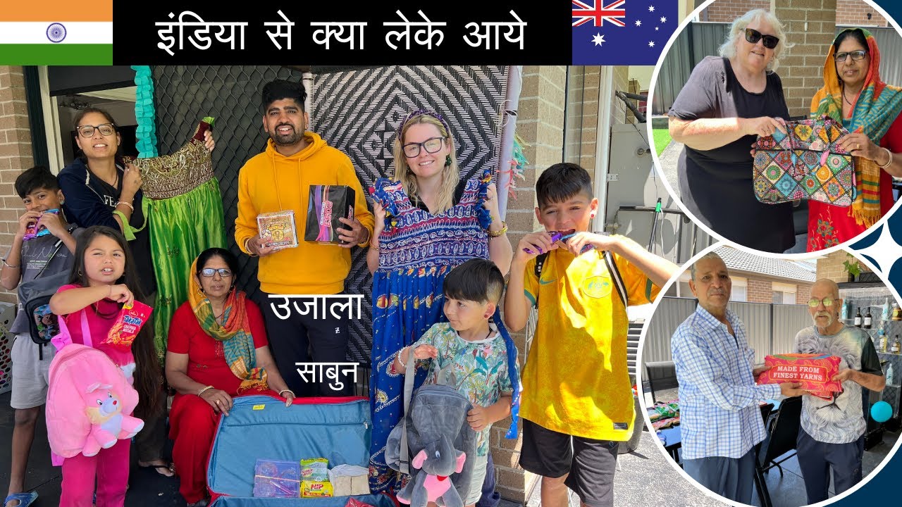 PARENTS KYA LEKE AAYE INDIA SE AUSTRALIA | UNPACKING BAGS |