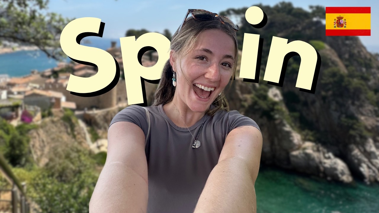 First time in SPAIN!! day trip to Tossa De Mar