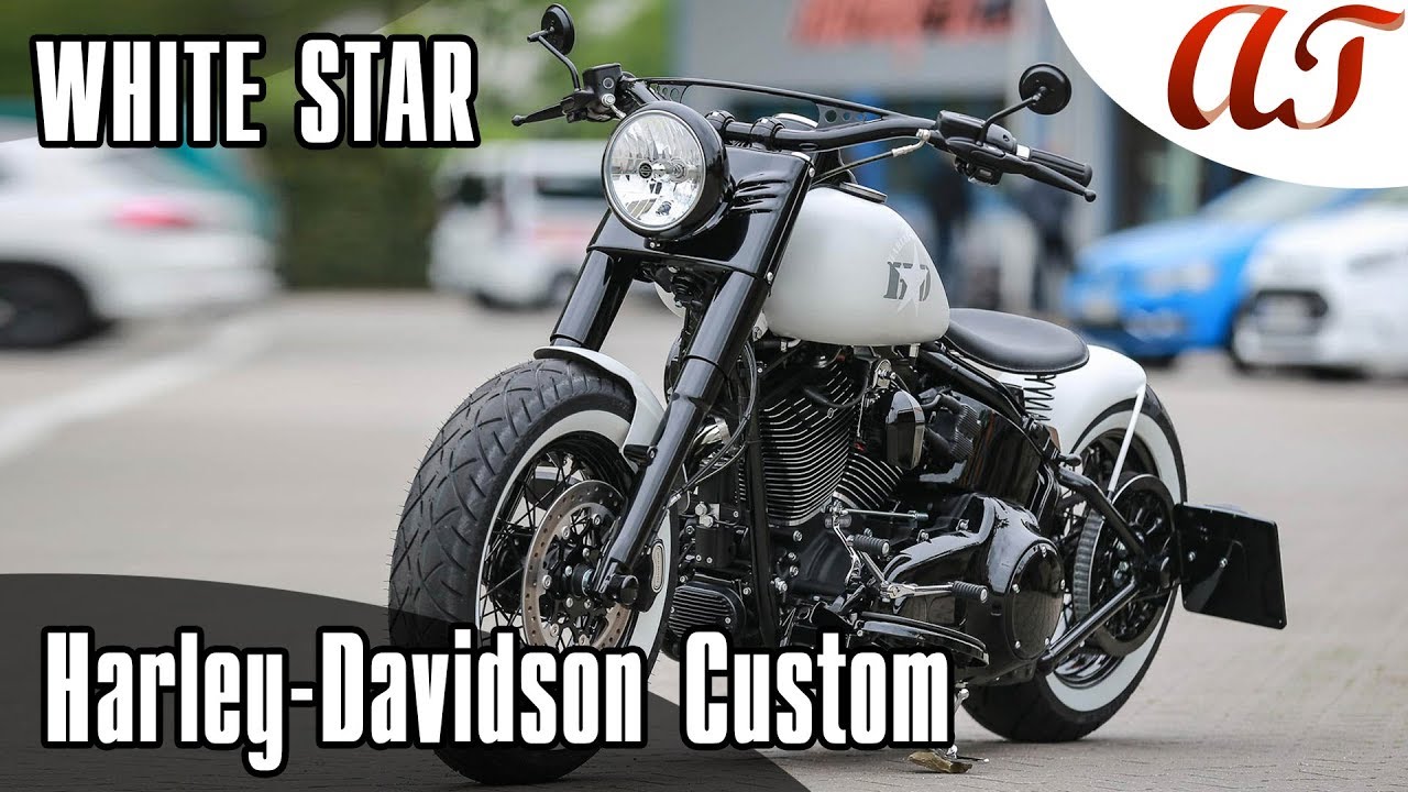 Harley-Davidson SOFTAIL SLIM Custom: WHITE STAR * A&T Design