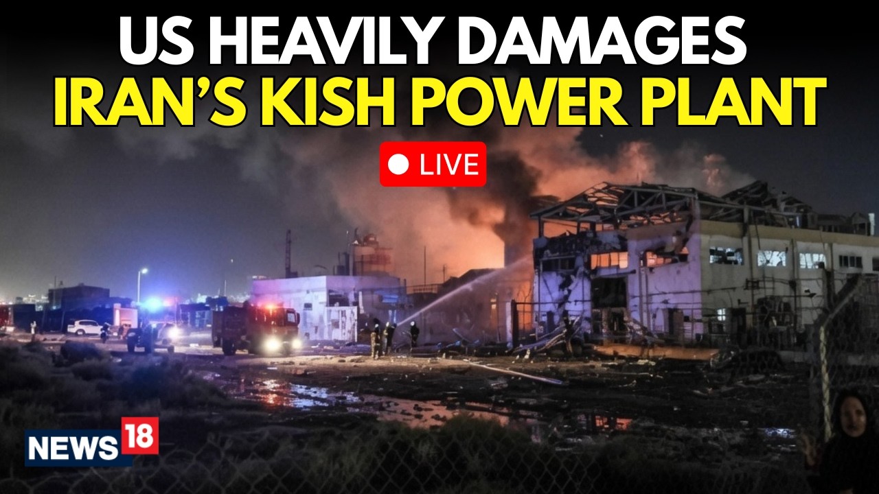US-Iran War News LIVE | US Strike Hits Iran's Kish Island Power Plant? Tehran Reports Major Damage