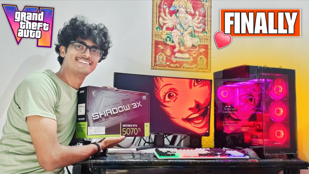 Finally Building My DREAM GAMING PC 😋 ( RTX 5070TI PC BUILD )