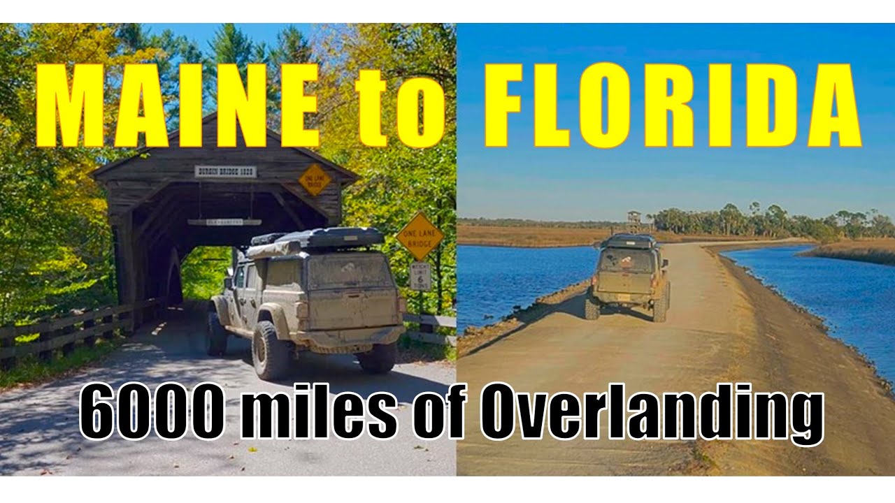 Overlanding from Maine to Florida, the ultimate east coast adventure!