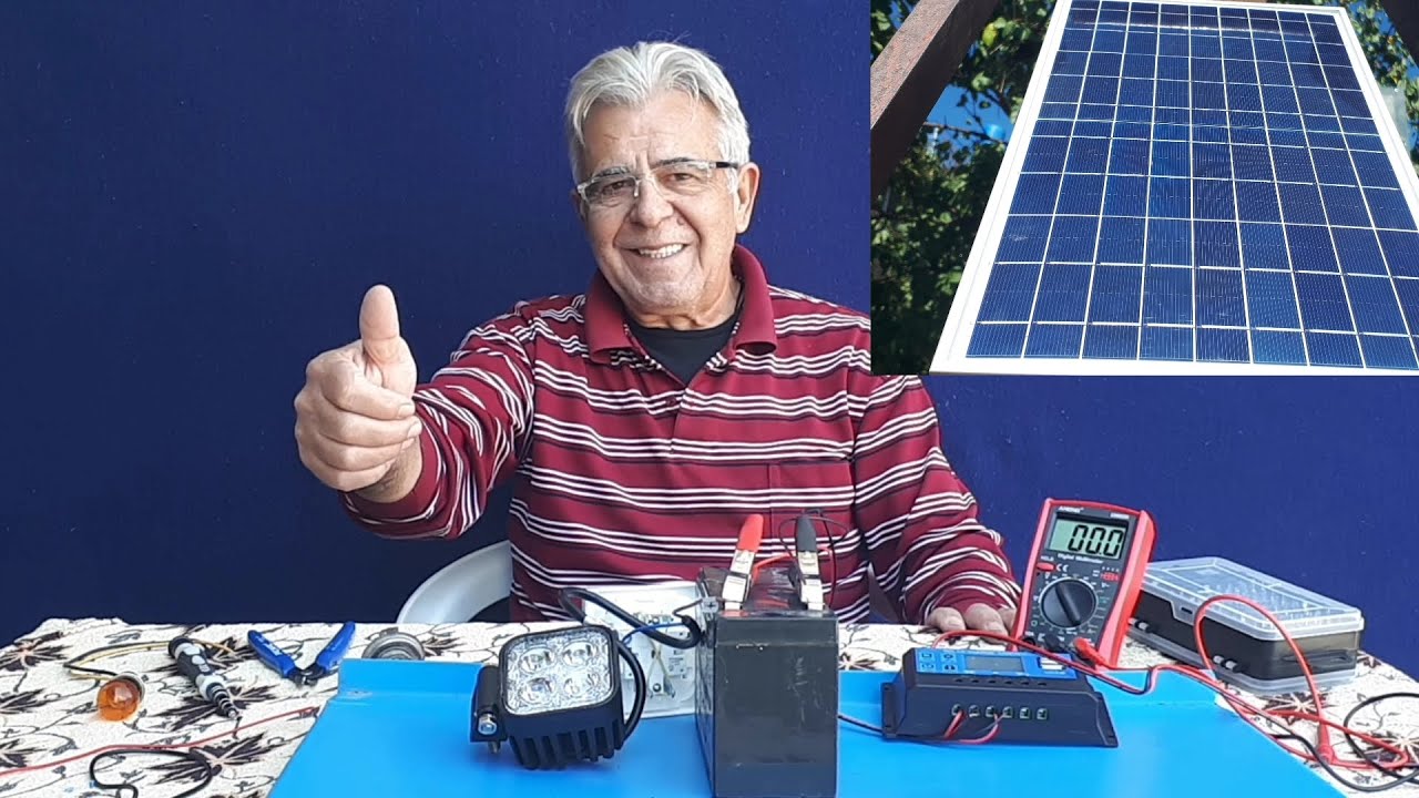 Σύνδεση μικρής μονάδας  φωτοβολταϊκού Connection of a small photovoltaic module