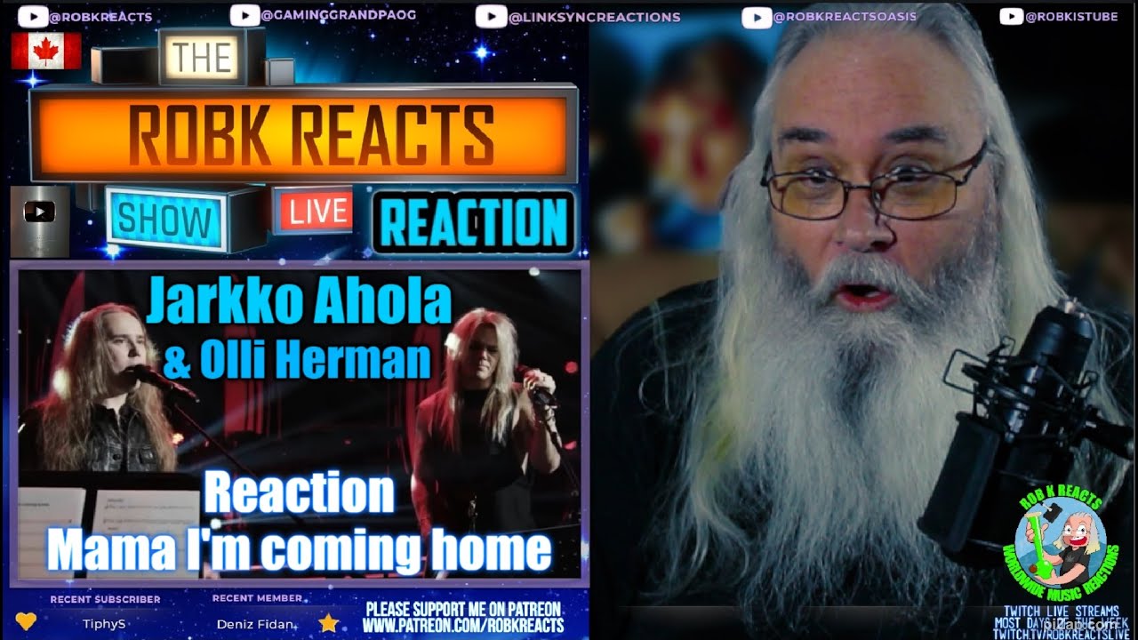Jarkko Ahola & Olli Herman Reaction - Mama I'm coming home (Tähdet -special 2016) - Requested