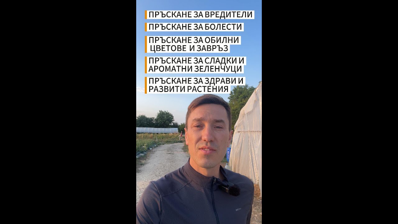 С какво и как пръскаме?