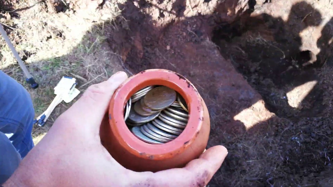 Гърне тест на Minelab GPX 4500 със сонда Detech 38cm. Spiral/спирала/ и SEF 54см.x45cm.