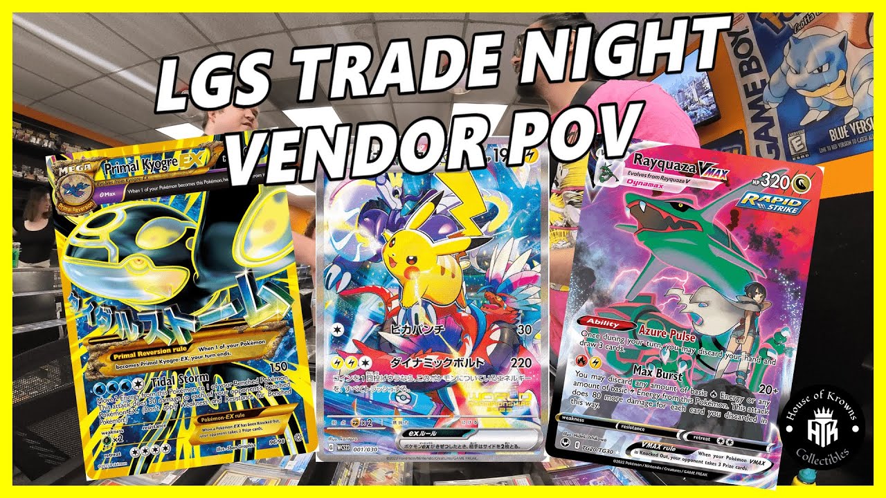 LOCAL GAME STORE TRADE NIGHT VENDOR POV! #pokemon #pokemoncommunity  #pokemontradingcards #cards