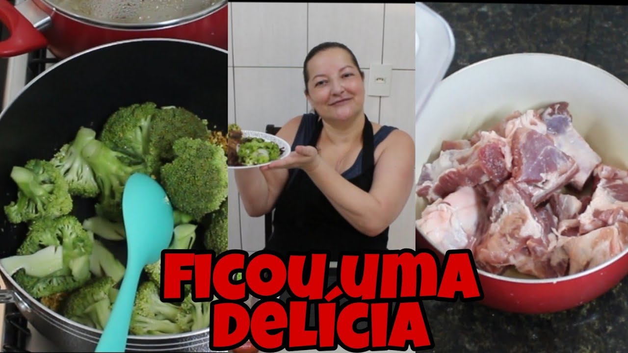 ALMOÇO COMPLETO|  COSTELINHA FRITA MUITO SABOROSA | BEM TEMPERADINHA