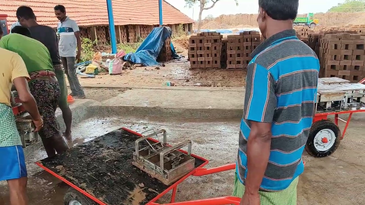 Box type clay brick  machine 2500/ hr SAHM (9788994525 / 9043919323) coimbatore