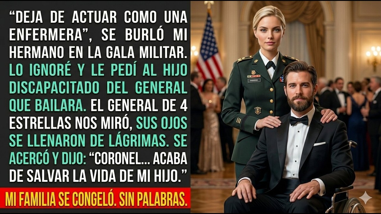 Su Hermano La Humilló en una Gala Militar. Luego, Bailó con el Hijo de un General de 4 Estrellas
