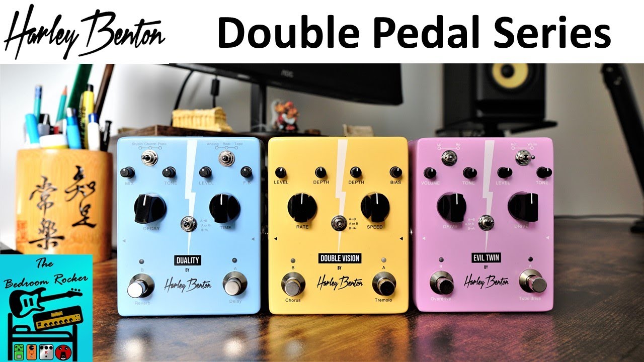 Harley Benton Double Pedal Series - Evil Twin, Double Vision and Duality