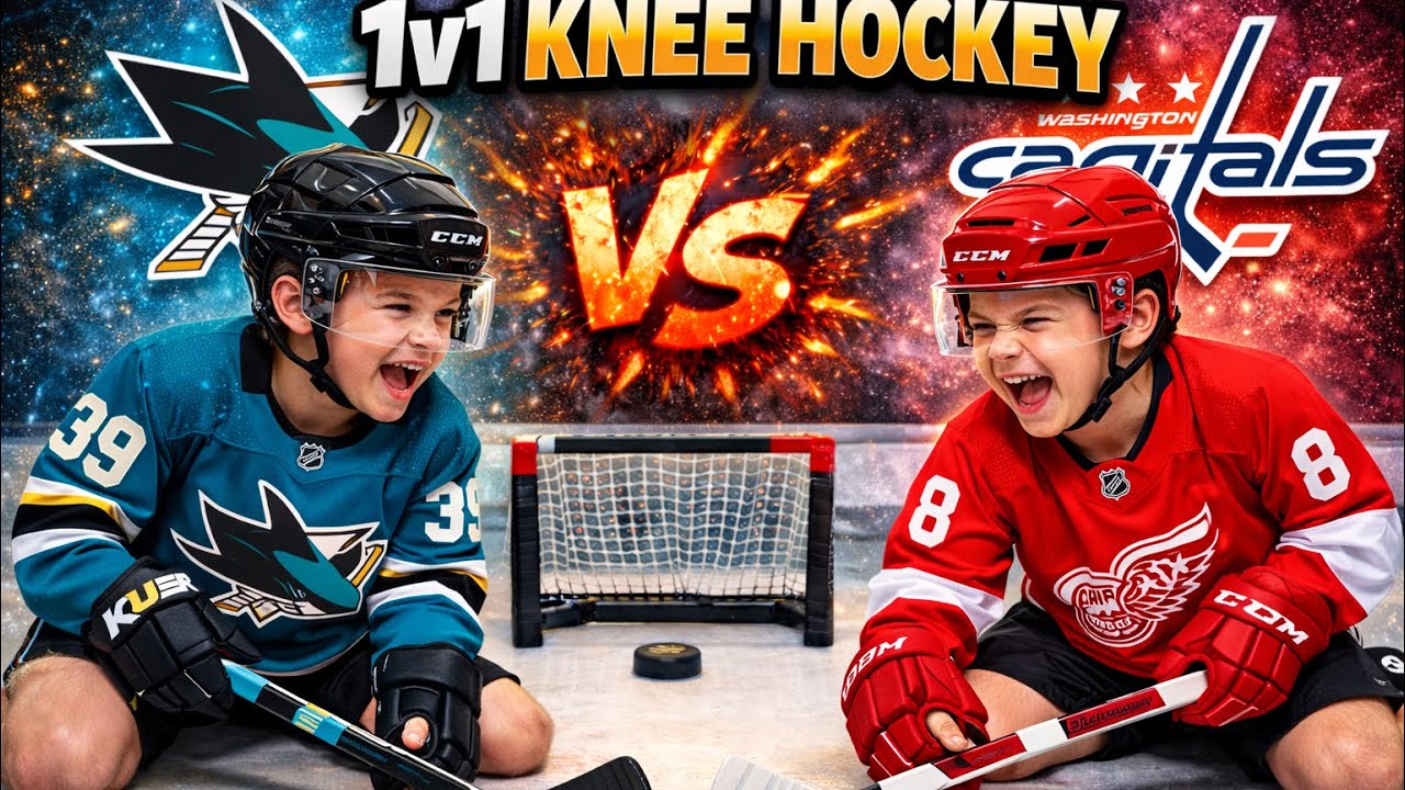 KNEE HOCKEY - Season 1 - Game #2 - Capitals Vs Sharks - MHL Knee Hockey