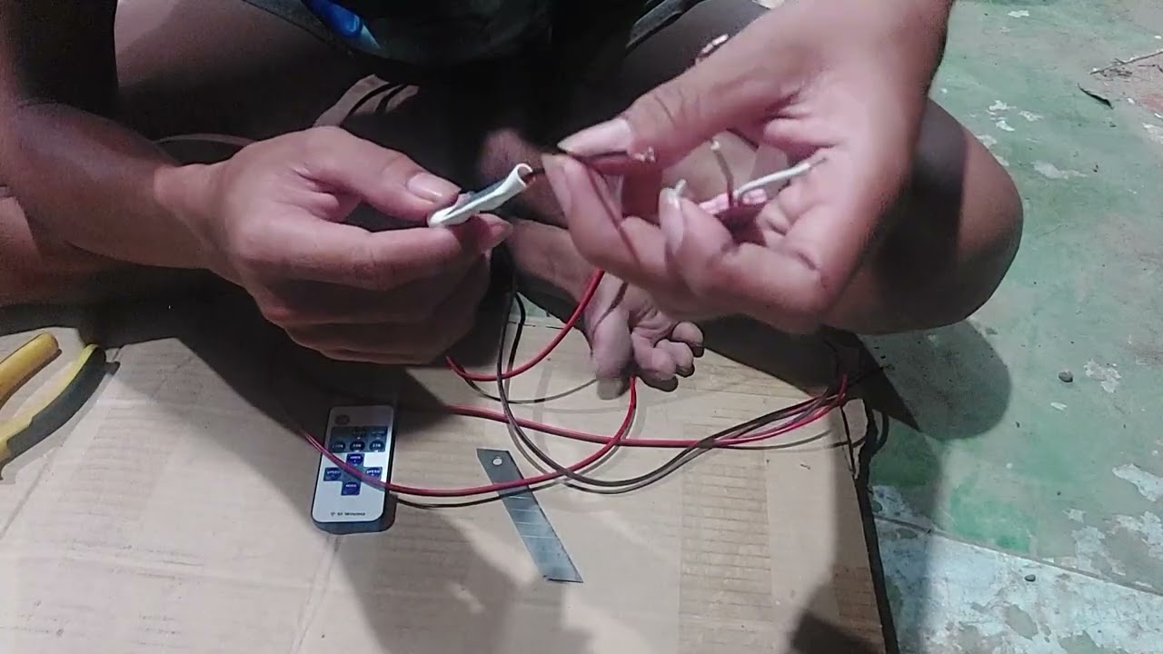 Installing underglow light with led controller on raider 150 carb 