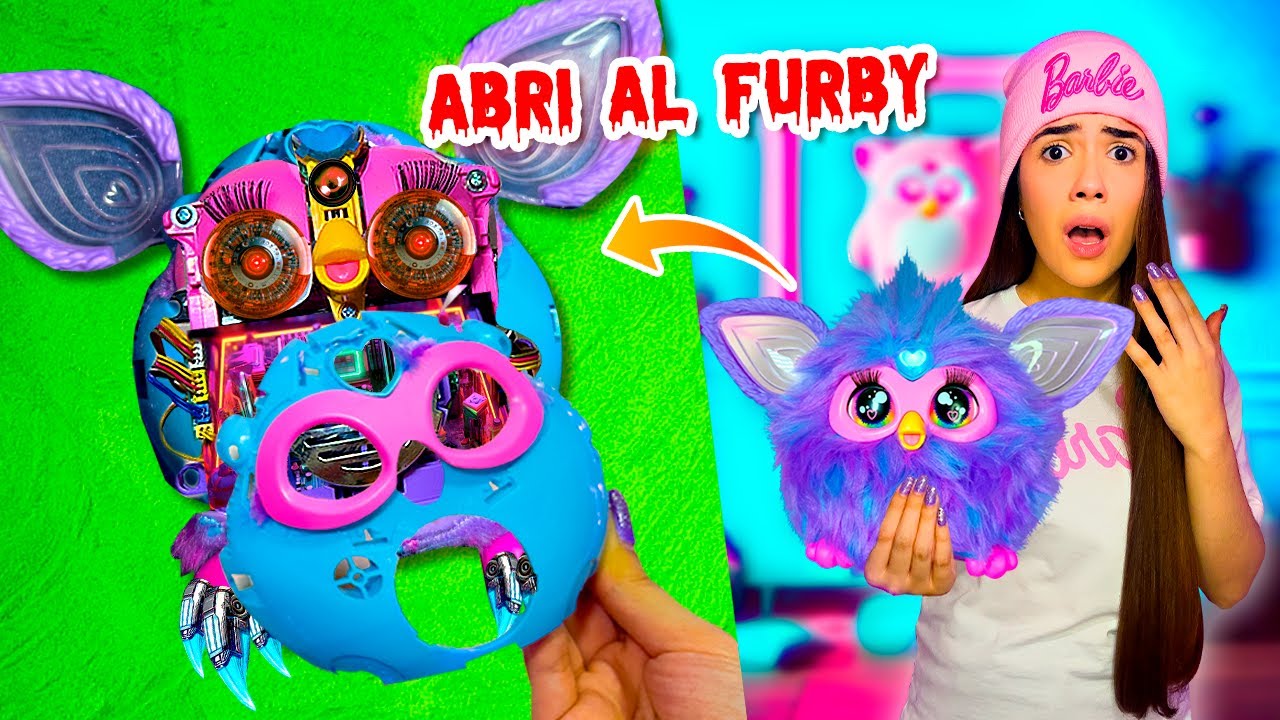 ABRÍ un FURBY y descubrí que llevaba DÍAS GRABÁNDOME💀😨 | Ani Cat😻