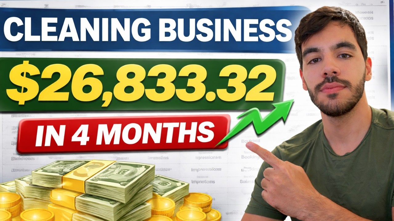How We Generated $26,833.32 in 4 Months for a Residential Cleaning Company