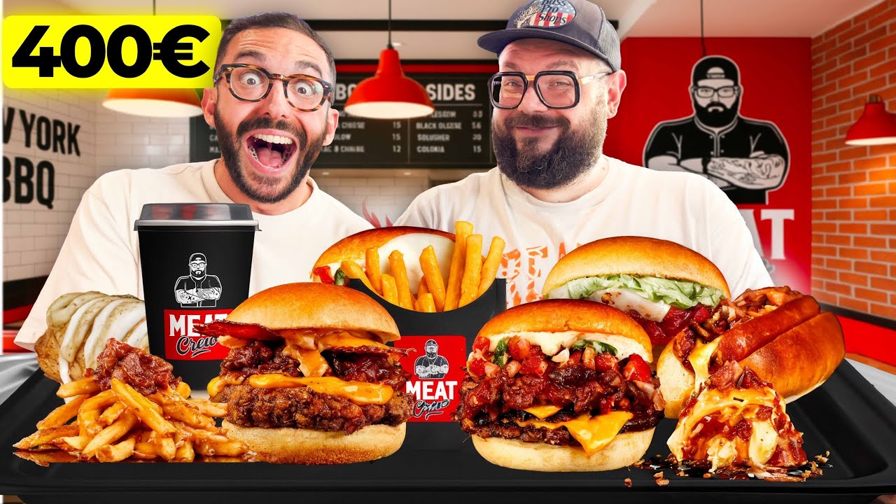 MANGIO TUTTO il NUOVO MEN&Ugrave; del FAST FOOD di MOCHO!!