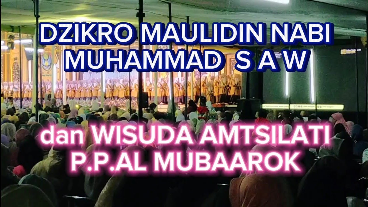 Pon Pes Al Mubaarok acara wisuda