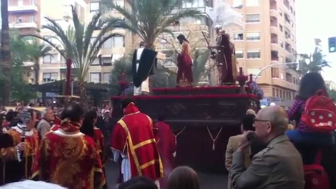 Martes Santo 2014, Alicante Alacant Franciscanos San Antonio, Cofradía ECCE- HOMO