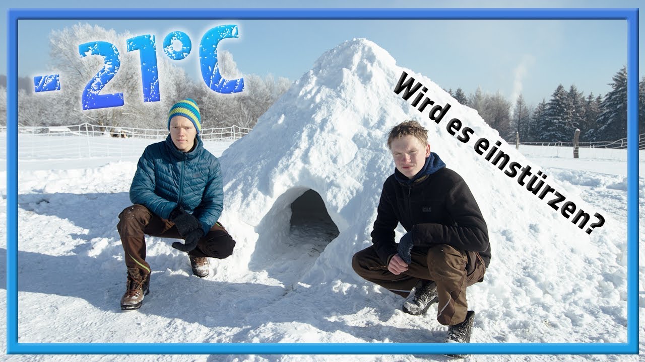 24 H Overnighter im Iglu