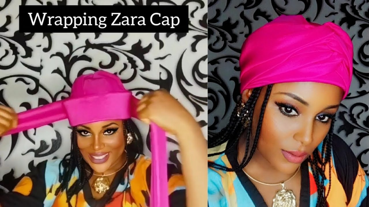 How to make Wrapping Zara Cap #turban#turbantutorial#handmade