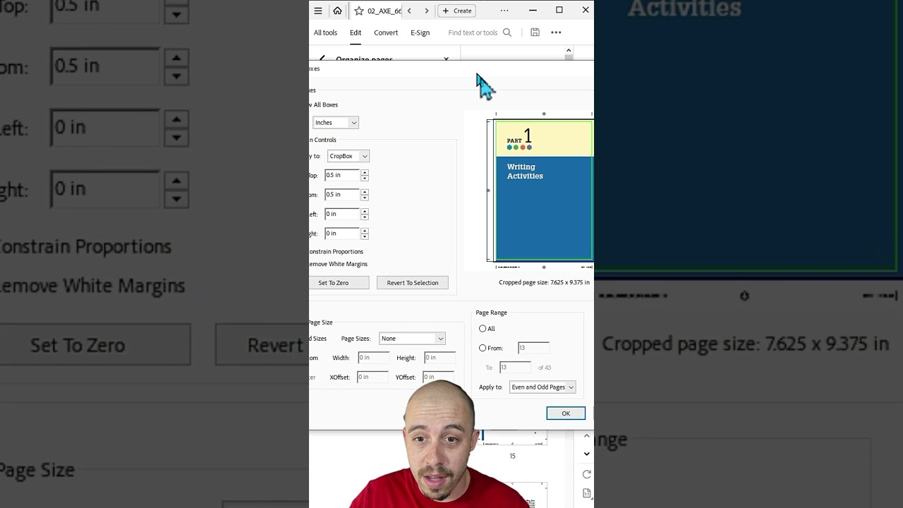 Как обрезать PDF-файл с помощью Adobe Acrobat Pro DC #howto #accessibility #shorts #adobe