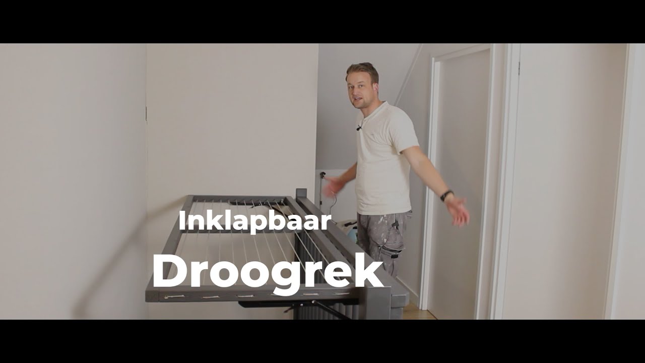 Droogrek in trapgat.