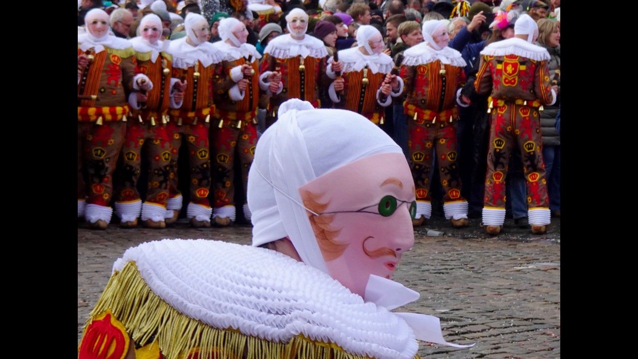 Carnaval de Binche, Mardi Gras -  partie 1 - matin