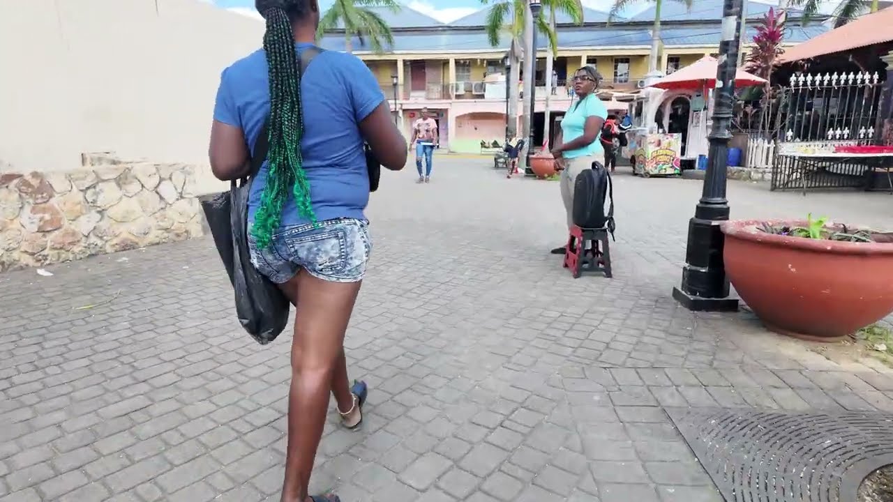 Downtown Falmouth, Jamaica | Walk with chill music