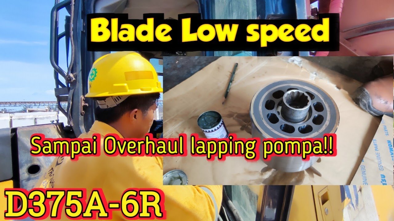 Komatsu D375 Blade Low Speed dan Low Power