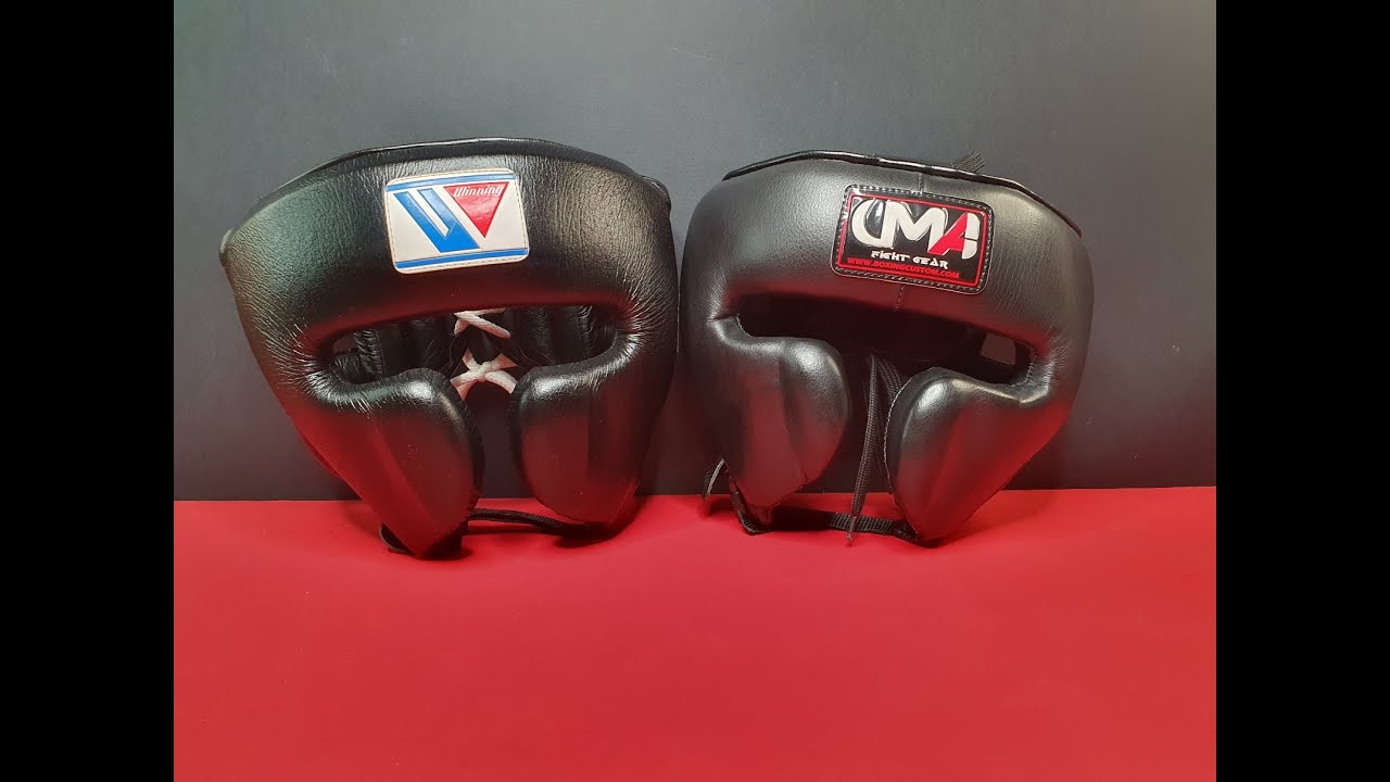 Winning FG-2900 , UMA Boxing Headgear review and comparison-Обзор и сравнение шлемов Виннинг и Ума