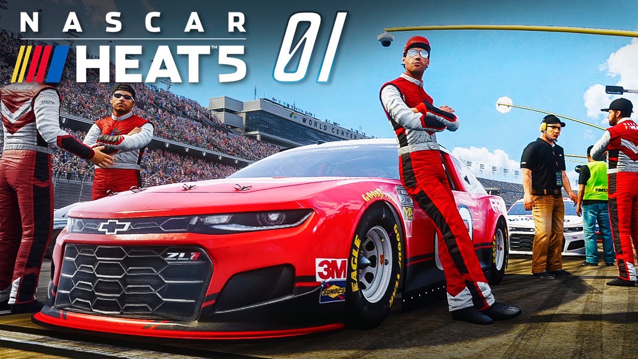 ЗАЛЕТАЮ В КАРЬЕРУ НАСКАР СО СВОЕЙ КОМАНДОЙ - NASCAR Heat 5 #1