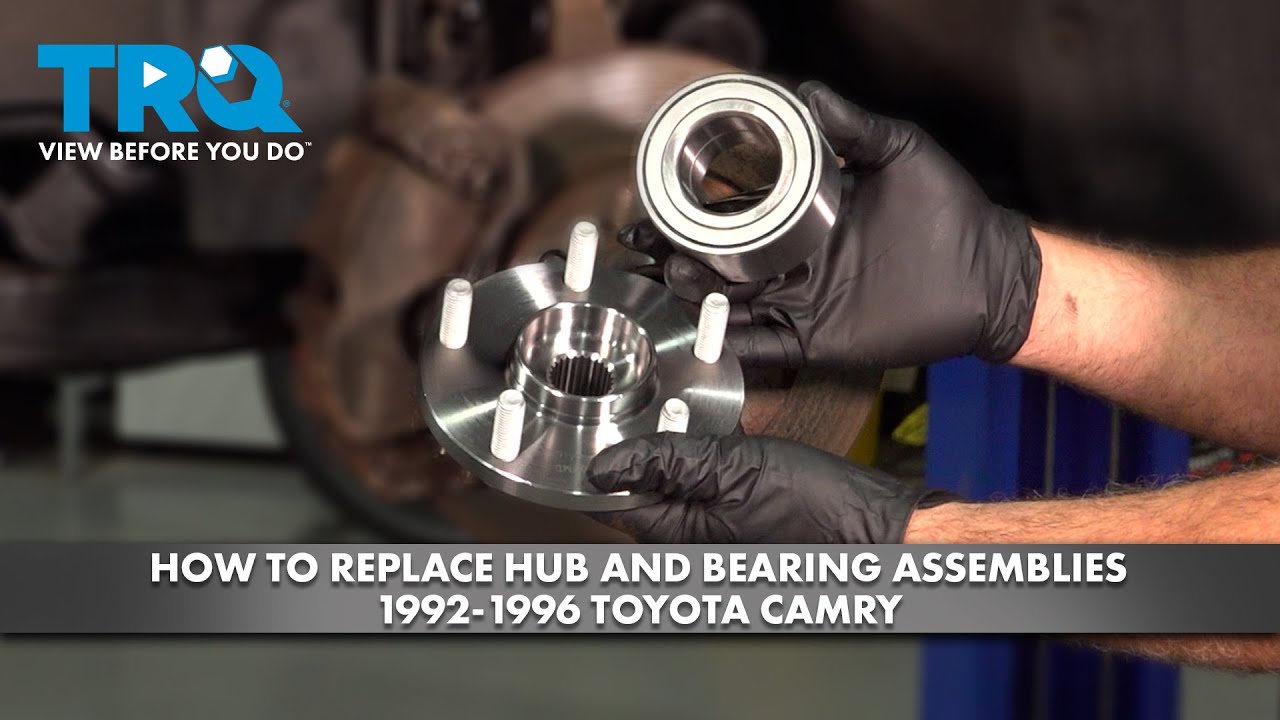How to Replace Hub and Bearing Assemblies 1992-1996 Toyota Camry