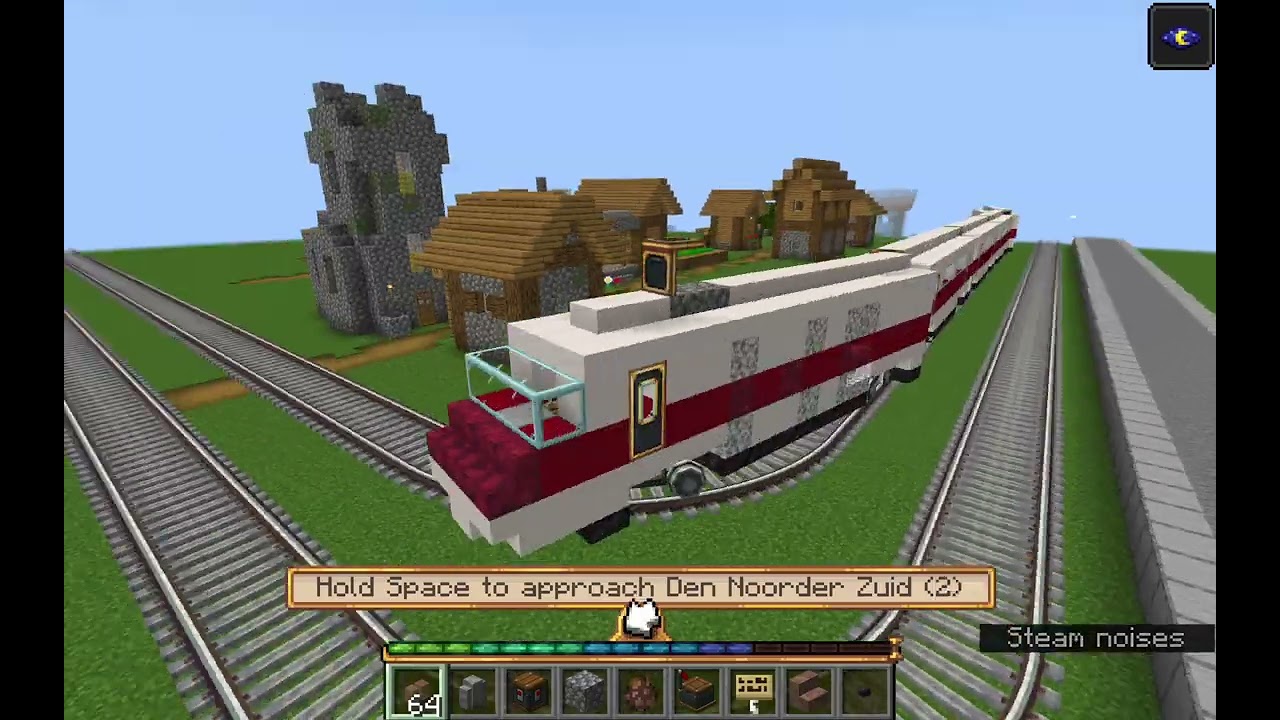 Minecraft Create Mod ICE Berlin Train goes 200km/h