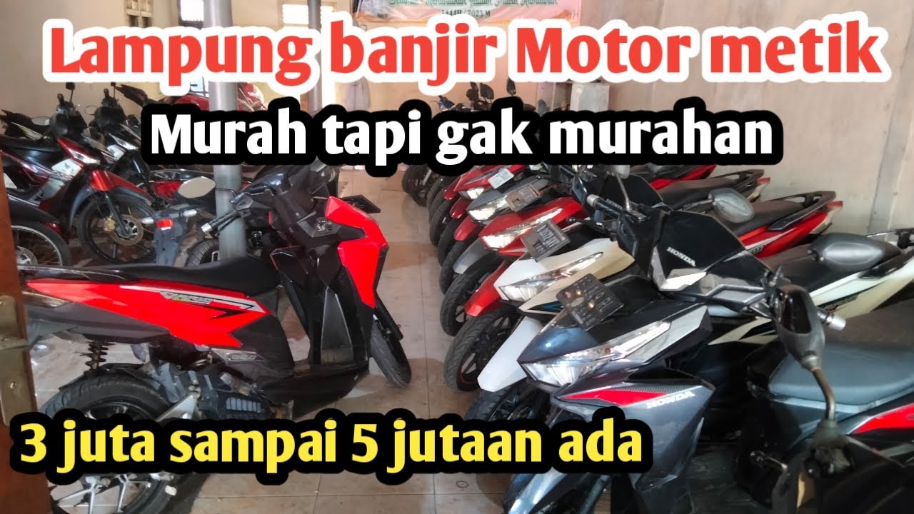Motor metik murah murah di Lampung, 3 juta sampai 5 juta bisa dapet metik💯