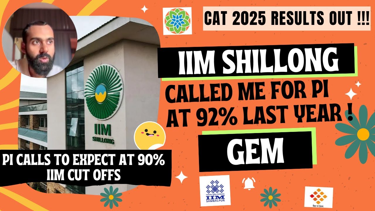 Which IIMs called me for Interview at 92% percentile (GEM)? CAT 2025 Results