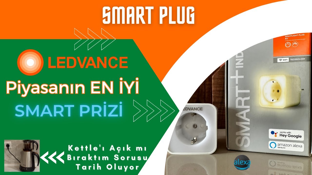 Gece Lambası Özellikli LEDVANCE Wi-Fi Akıllı Priz-Obsesif Kompulsif Bozukluğu Olanlar İçin Yardımcı