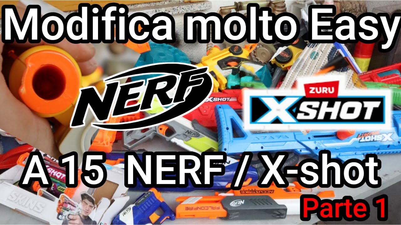 Modifica molto easy a 15 Nerf/X-shot (parte 1)