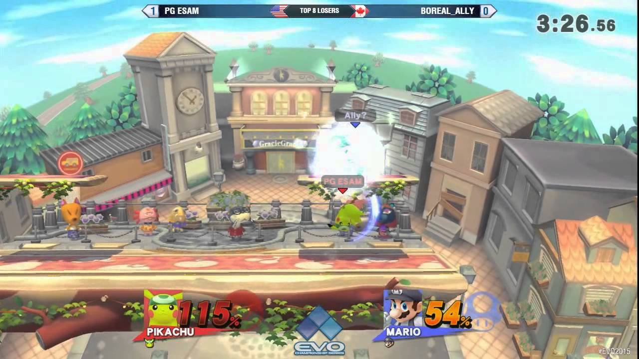 Evo 2015 - Smash 4 Top 8: PG Esam vs Boreal_Ally