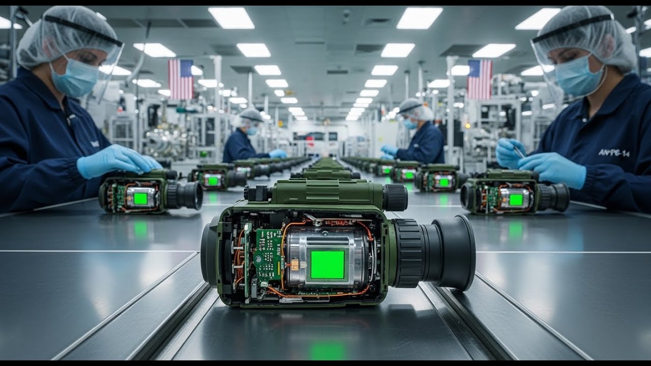 How US Military Night Vision is REALLY Made | AN/PVS-14 Factory Secrets Revealed