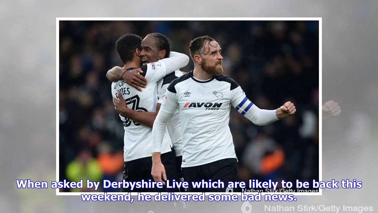 Derby County fans get worrying player update