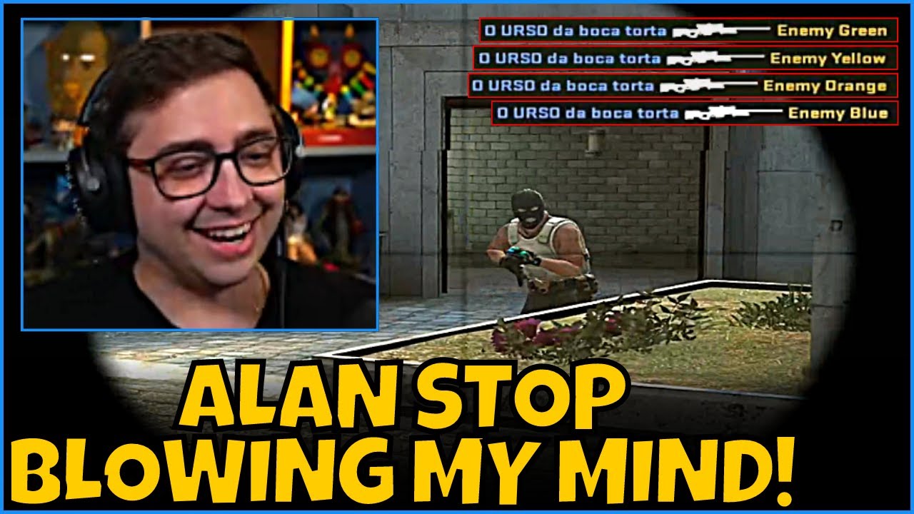 ALANZOKA MELHOR QUE O CHELO JOGANDO DE AWP NA OVERPASS🔥🔥🔥